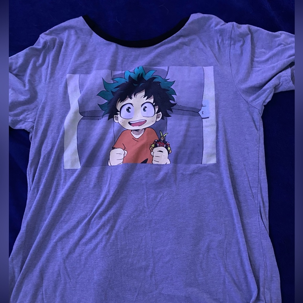 XL Gray Shirt “Baby Izuku” My Hero Academia
